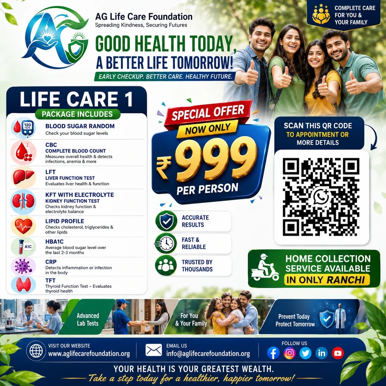 Life Care 1 Health Package Offer